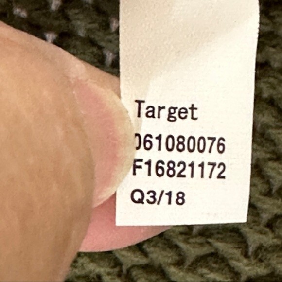 Universal Thread Green and Cream Waterfall Sweater - Picture 4 of 6